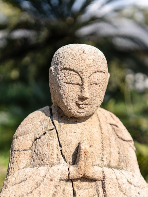 Stone face, Kaidan-in Hall, Dazaifu, Fukuoka, Japan