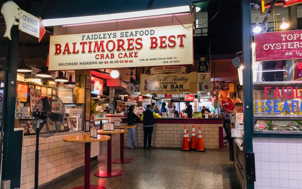 Since 1887, Faidley's Seafood has been operating at Lexington Market in Baltimore, Maryland