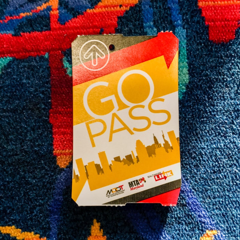MTA Maryland Go Pass (Front)
