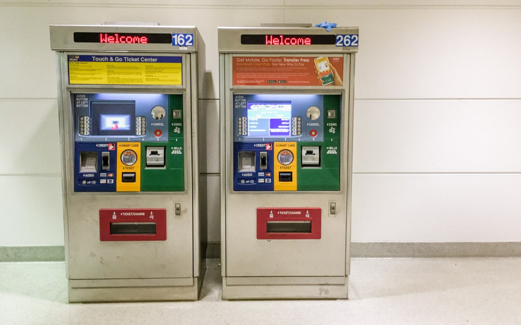 Touch and Go Ticket Center machines