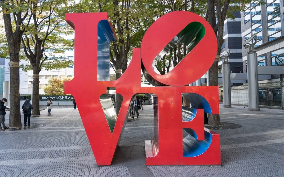 LOVE Sculpture, Shinjuku, Tokyo, Japan