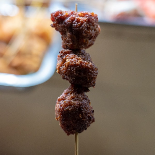 Pork meatballs