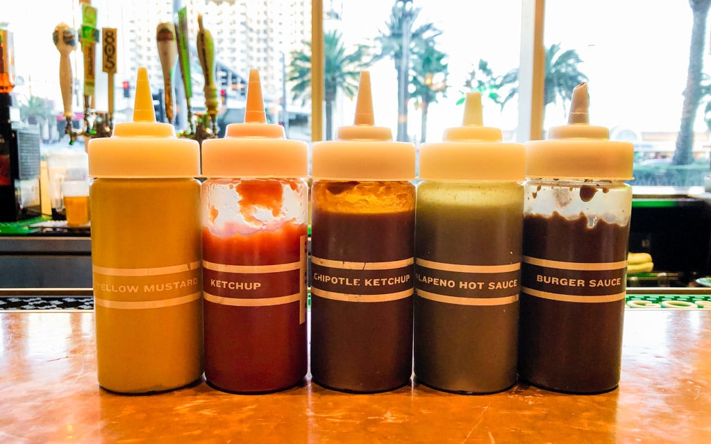 sauces_bobbys_burger_palace_las_vegas_strip_nevada The Travel Mentor