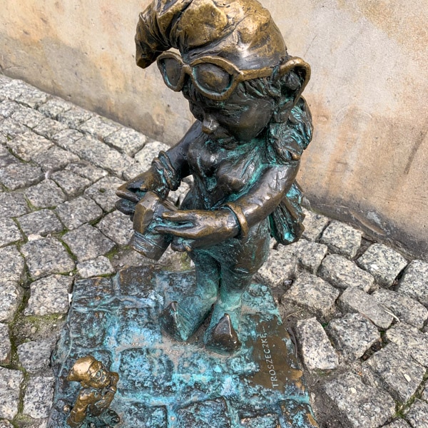 Dwarf with camera