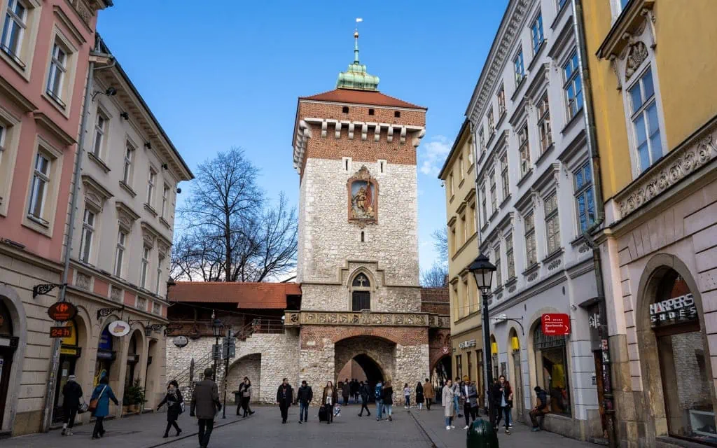 St. Florian's Gate, Kraków, Poland