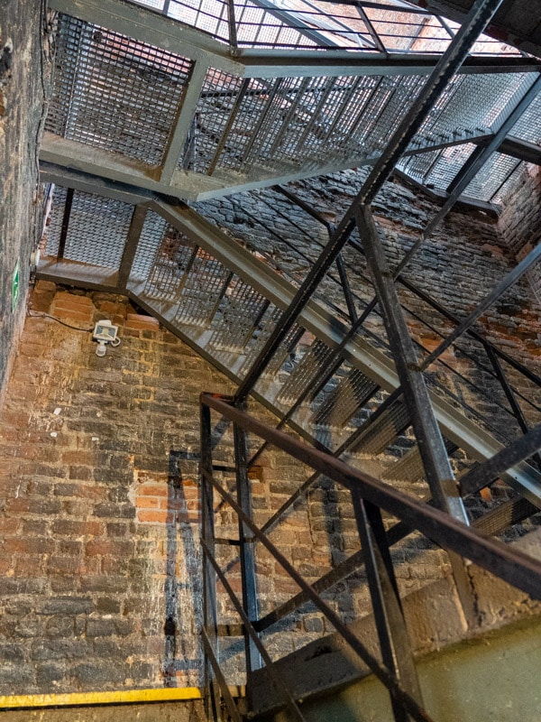 Stairs leading up to the Penitent Bridge