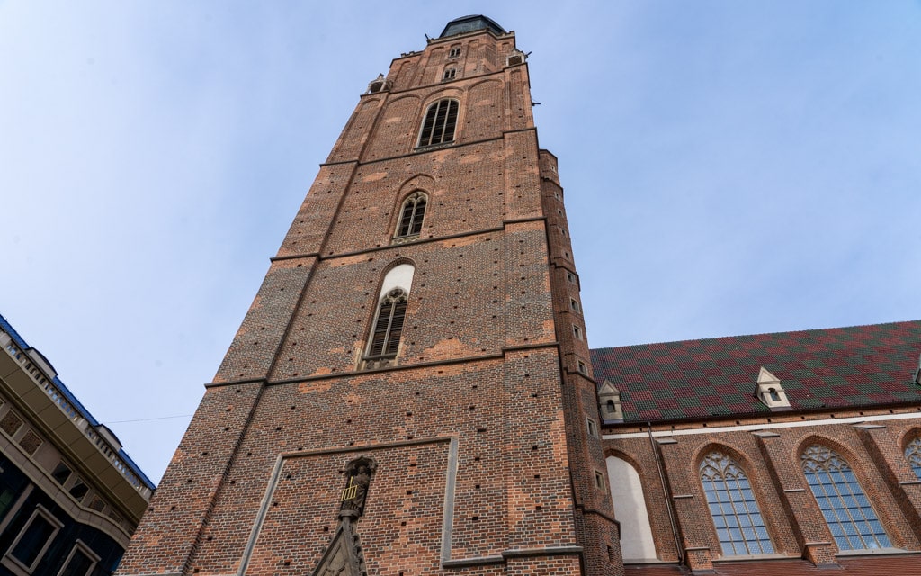 The tower of St. Elizabeth’s Church