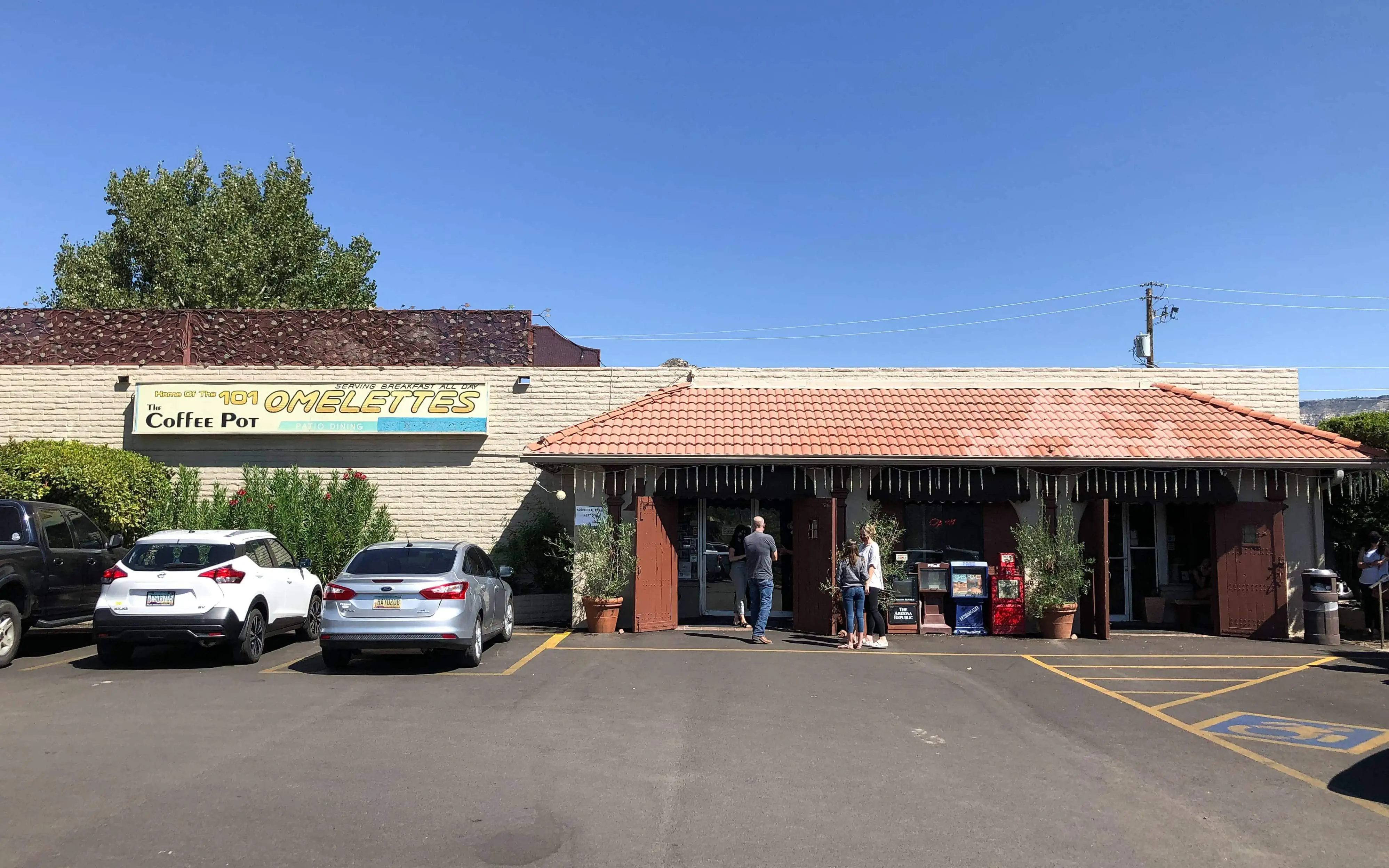The family-owned Coffee Pot Restaurant in Sedona, Arizona