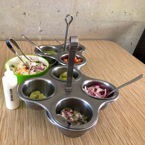 Colorful condiments