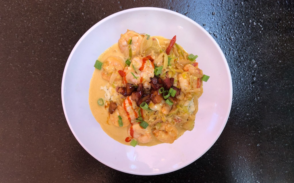 Shrimp & Grits at Creekside American Bistro