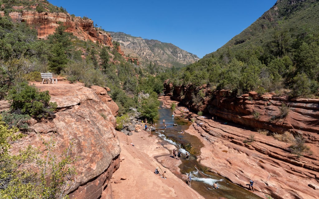 Oak Creek running through Slide Rock State Park