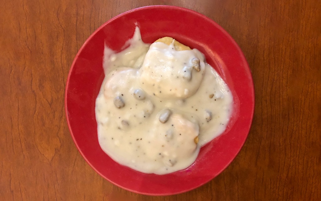 A side of Biscuits & Gravy