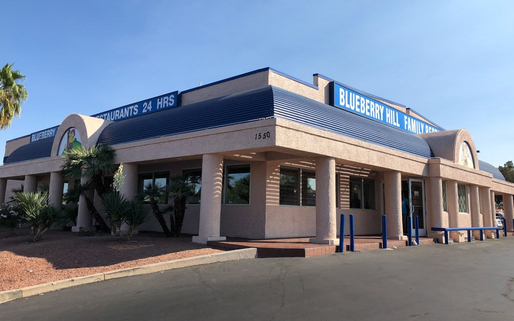 Blueberry Hill Family Restaurant located at1505 E Flamingo Rd in Las Vegas, Nevada