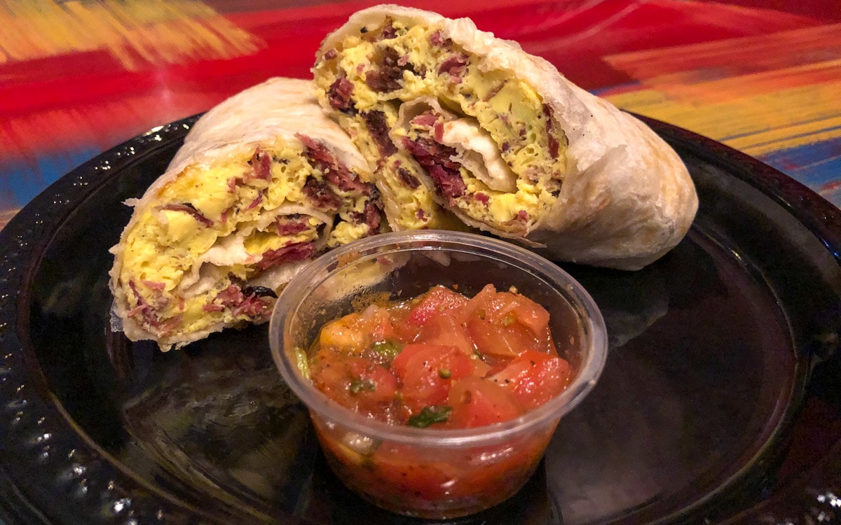 NYC Deli Burrito with pastrami and corned beef