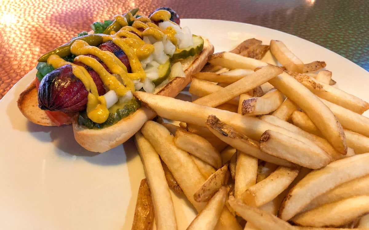 The Chicago Dog, Chicago Brewing Company, Four Queens, Fremont Street, Las Vegas