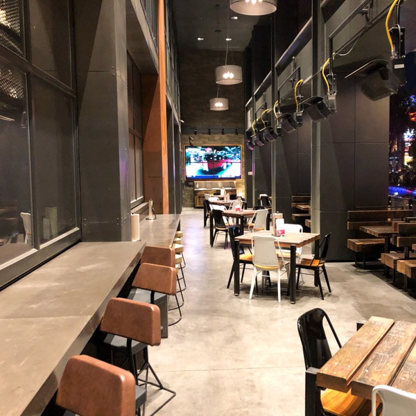 Outdoor seating area