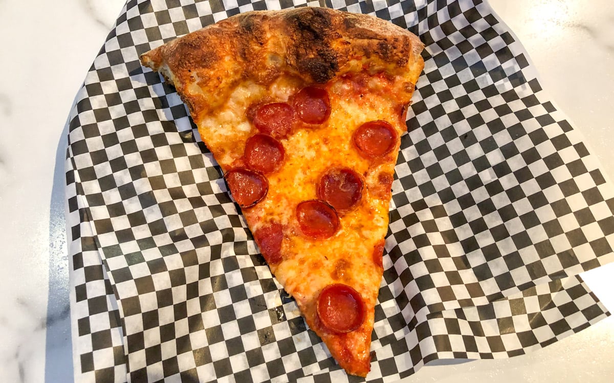 Pepperoni Slice, Pop Up Pizza, Fremont Street, Las Vegas