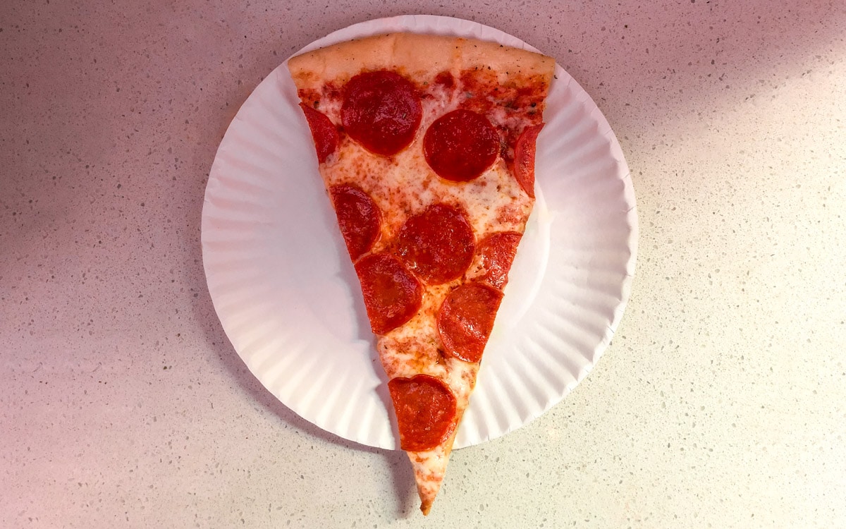 Pepperoni slice from Pisa Pizza
