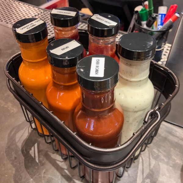 Bottled sauces