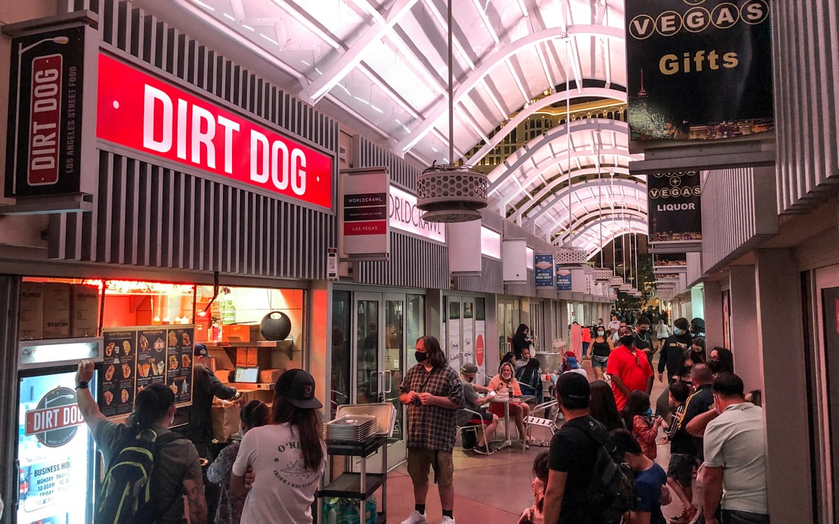 Dirt Dog, located at the Grand Bazaar Shops at Bally's on the Las Vegas Strip