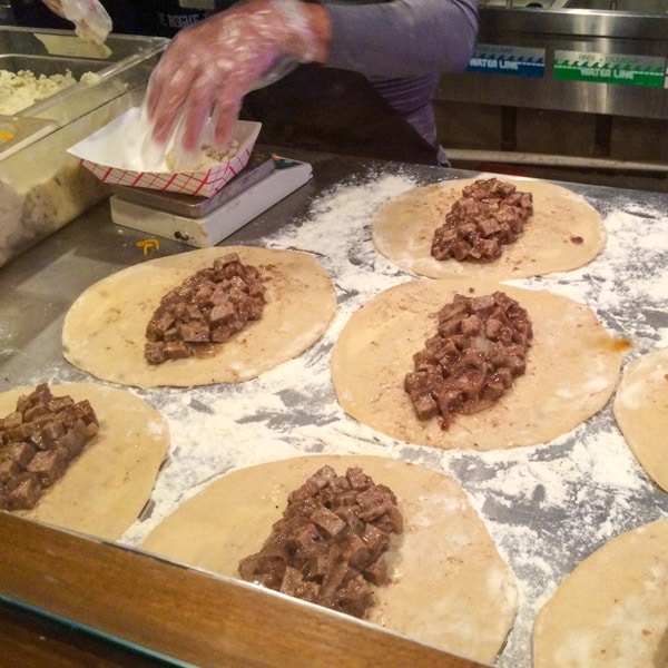 Prepping pasties