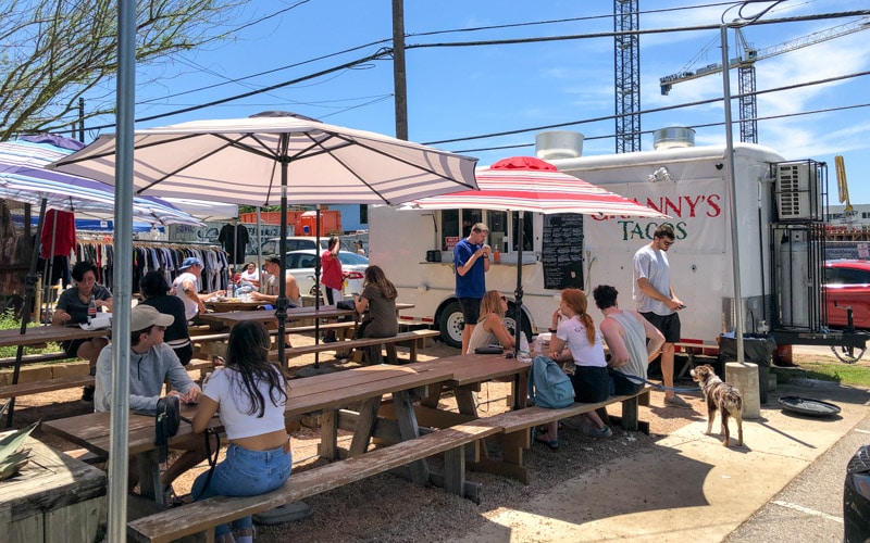 Food Truck Serving Best Breakfast Tacos