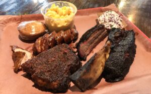 A beautiful plate of meat, Terry Black's Barbecue, Austin, Texas
