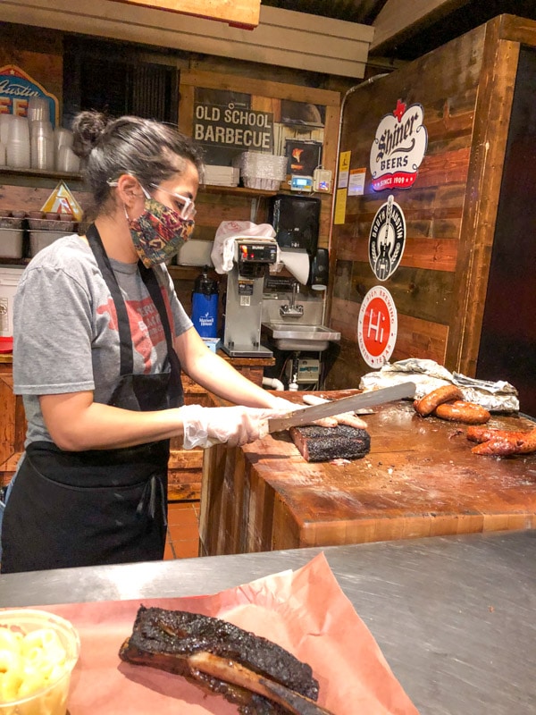 Brisket sliced to order