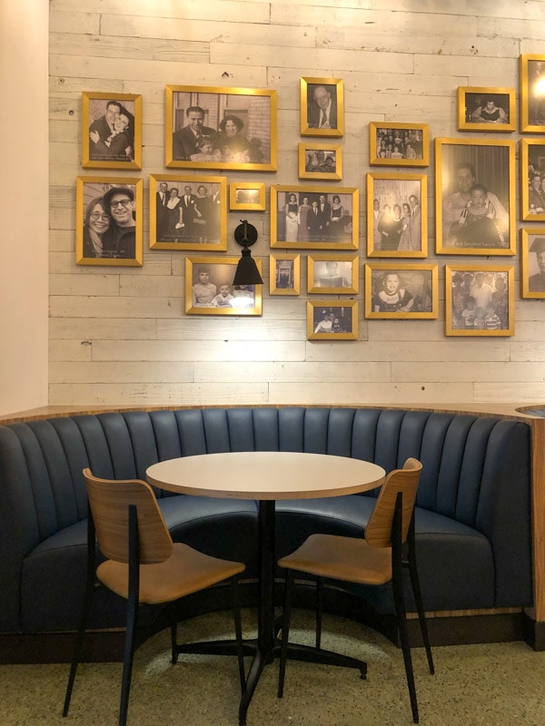 Photographs on the wall