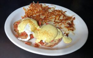 Salmon Benedict, The 5 Point Cafe, Seattle
