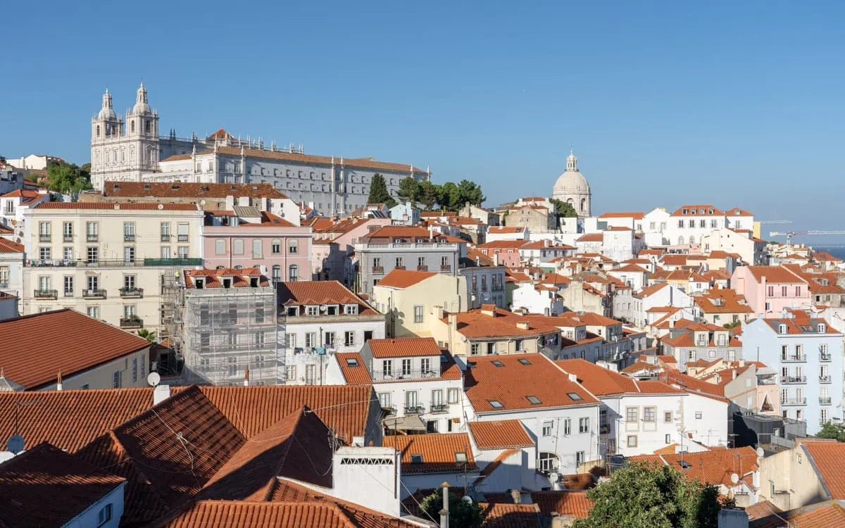 Miradouro das Portas do Sol, Lisbon, Portugal