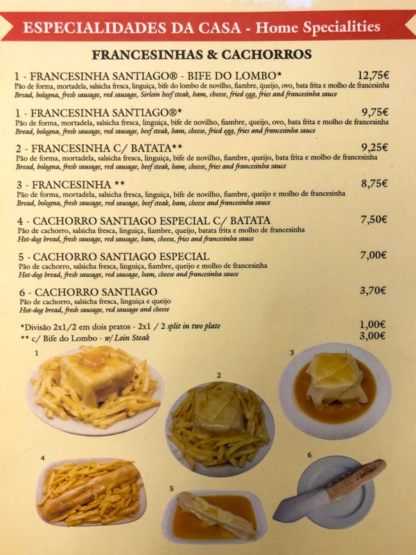 CAFE SANTIAGO, Porto - Menu, Prices & Restaurant Reviews - Tripadvisor