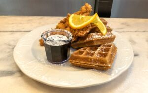 A southern classic, the Chicken & Waffles, Screen Door, Portland, Oregon