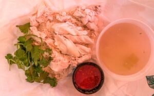 The specialty of the house, Khao Man Gai, Portland, Oregon