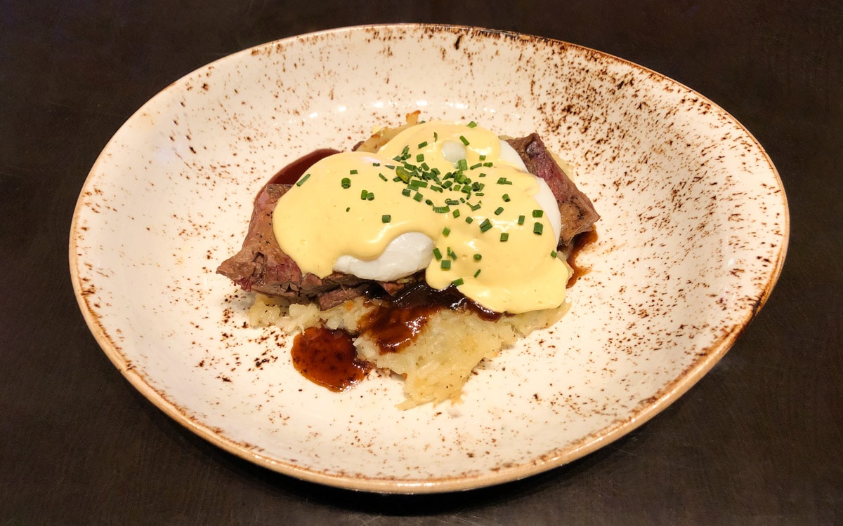 Signature Short Rib Benedict from The Henry at the Cosmopolitan, Las Vegas, Nevada