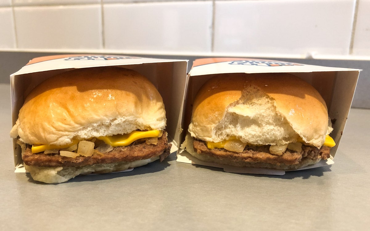 Cheese Sliders from White Castle at Casino Royale, Las Vegas, Nevada