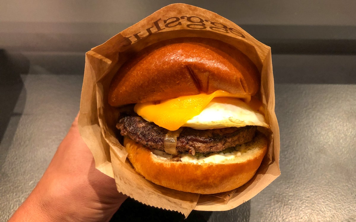 Cheeseburger from Eggslut at The Cosmopolitan, Las Vegas, Nevada