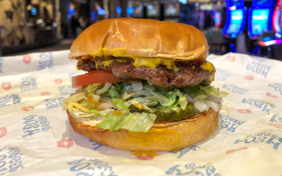 Cheeseburger from Posh Burger at ARIA, Las Vegas, Nevada