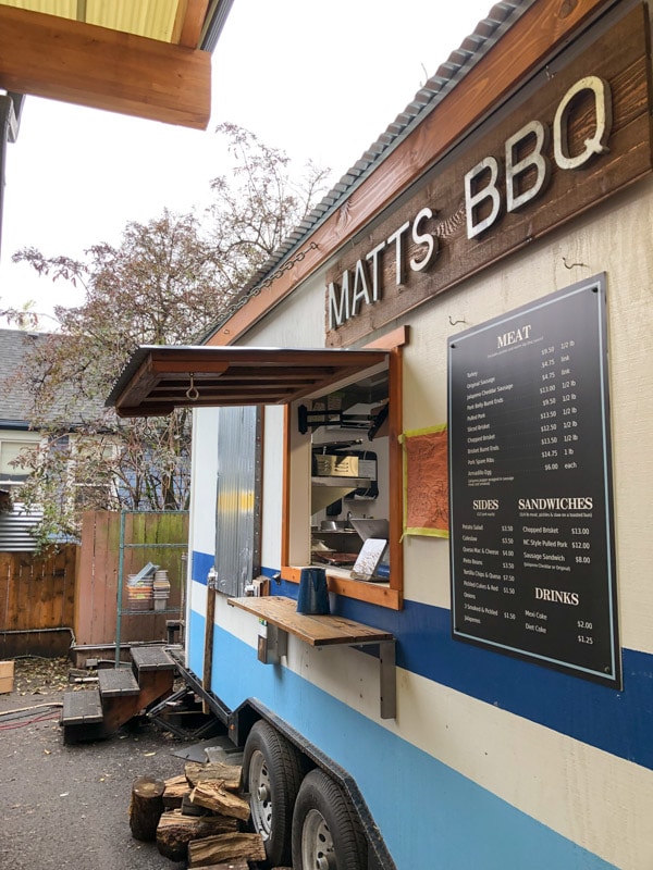 Window, Matt's BBQ, Portland, Oregon