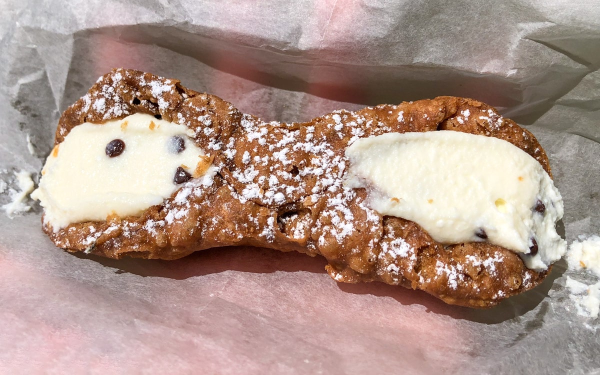 Ricotta Cannoli from Isgro Pastries, Philadelphia, Pennsylvania