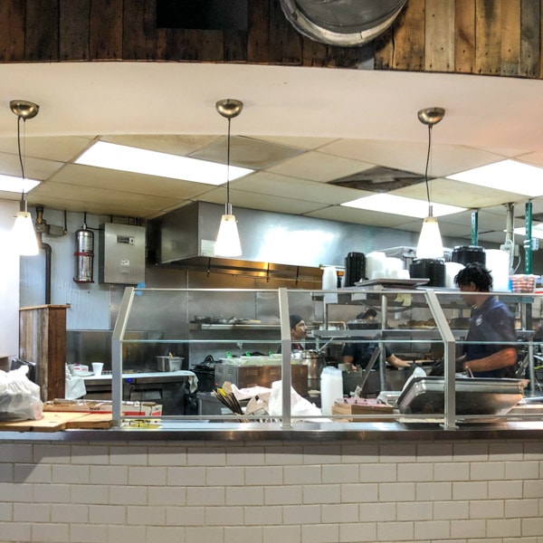 Open kitchen, Atlanta Breakfast Club, Atlanta, Georgia