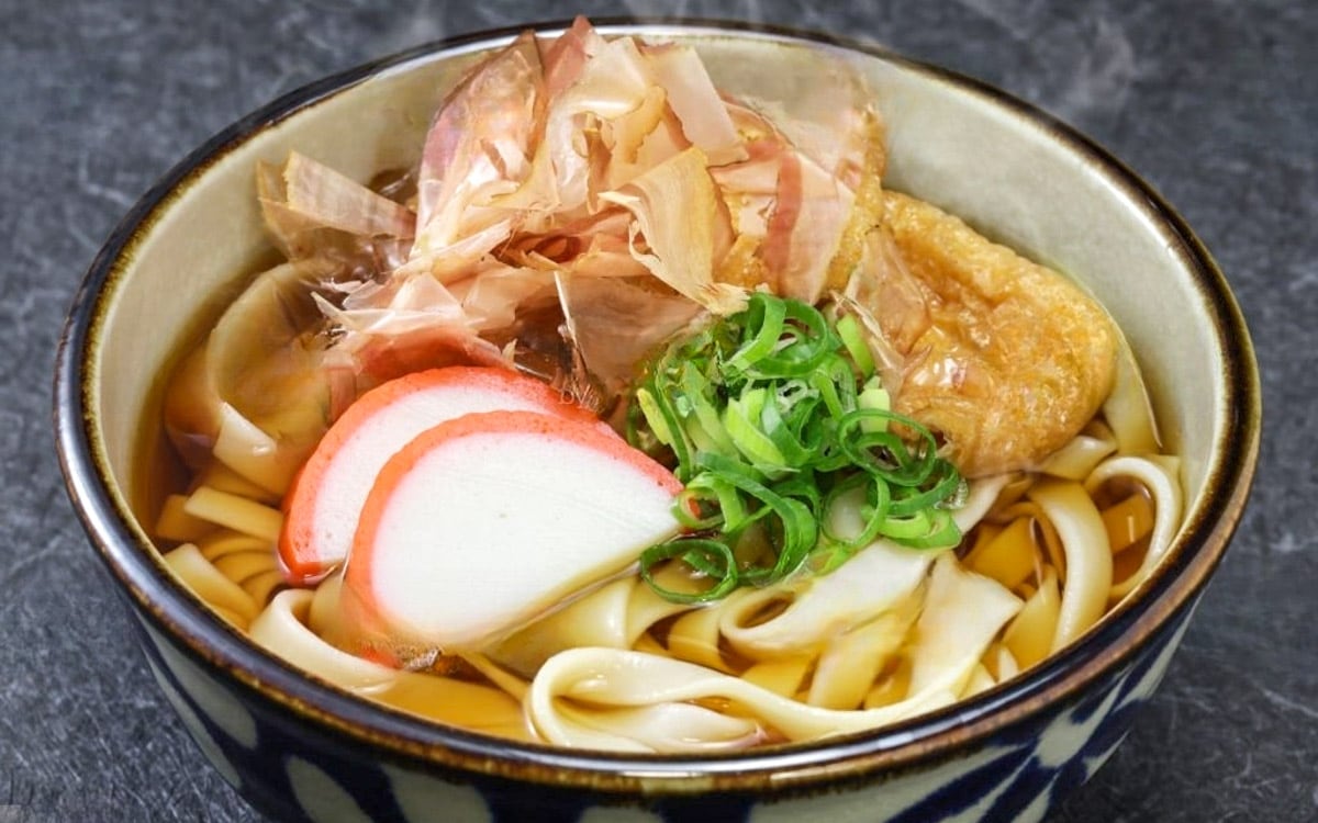 Kishimen is a local specialty of Nagoya, similar to udon