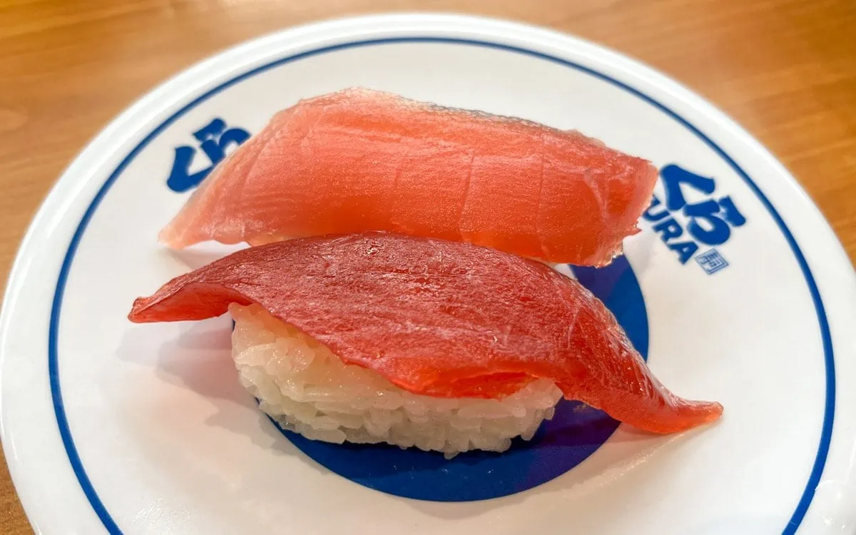 Thick XL Bigeye Tuna, Kura Sushi, Osaka, Japan