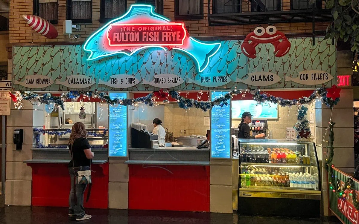 Fulton Fish Frye, located inside New York-New-York Hotel in Las Vegas, Nevada