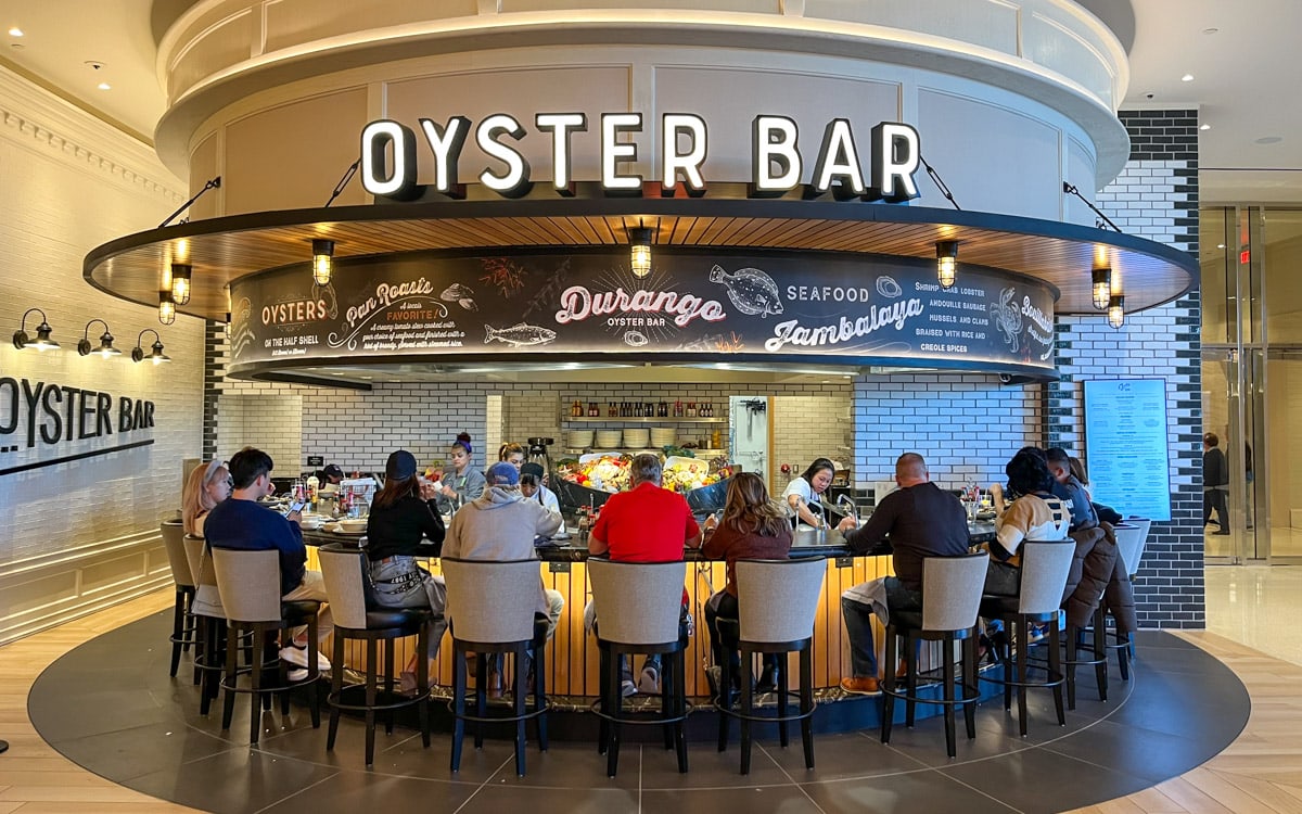 Oyster Bar located inside Durango Resort in Las Vegas, Nevada