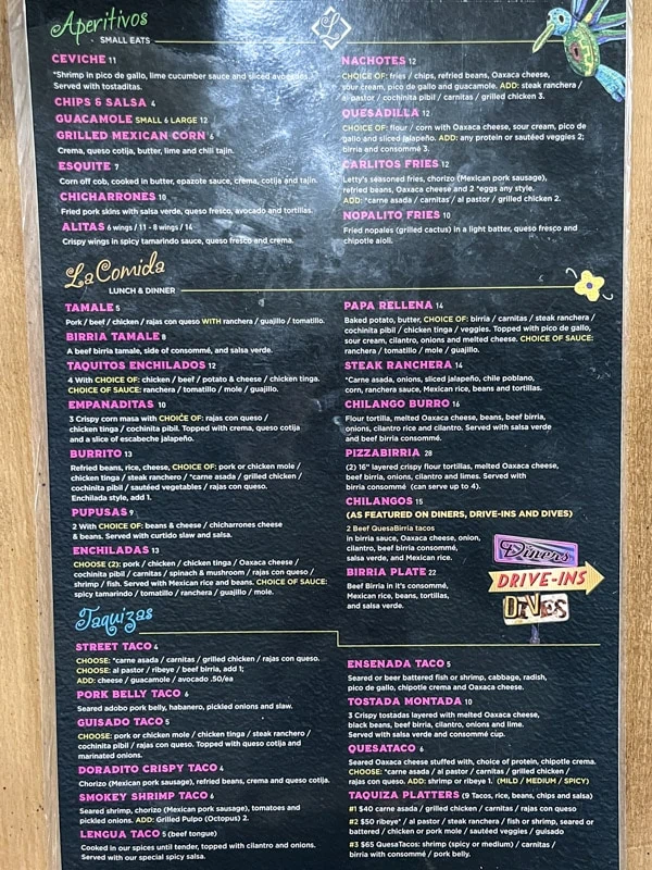 Letty's de Leticia's Cocina in Las Vegas Art District - The Travel Mentor
