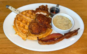 Chicken and Waffles, Bacon Social House, Denver, Colorado