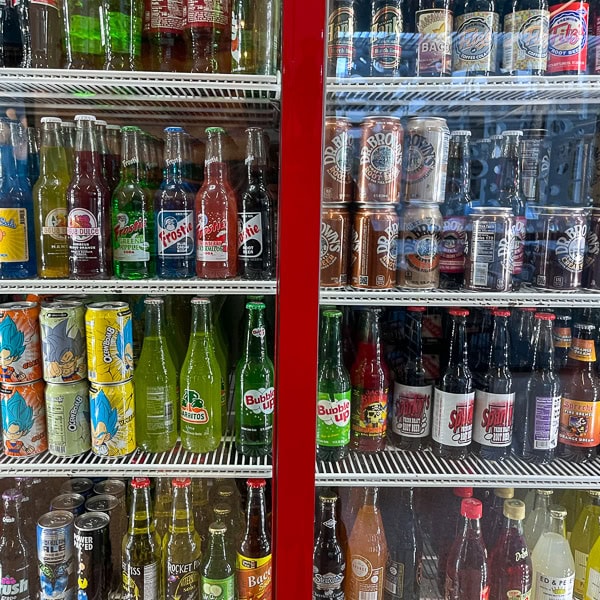 Assortment of sodas
